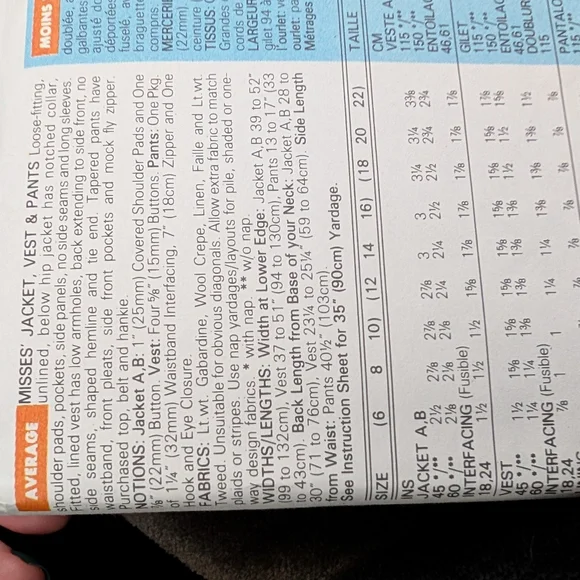 Butterick pattern - Picture 3 of 4